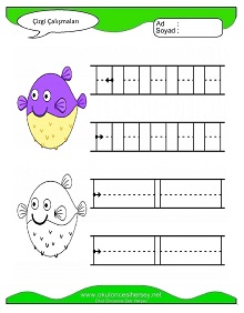 Çizgi Çalışma Sayfaları